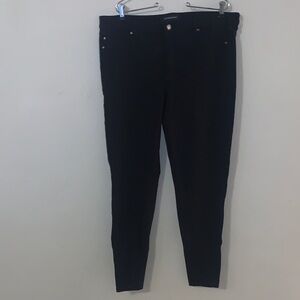 Liverpool Leggings Womens Black Knit Stretch Skinny Ankle Pants Jegging